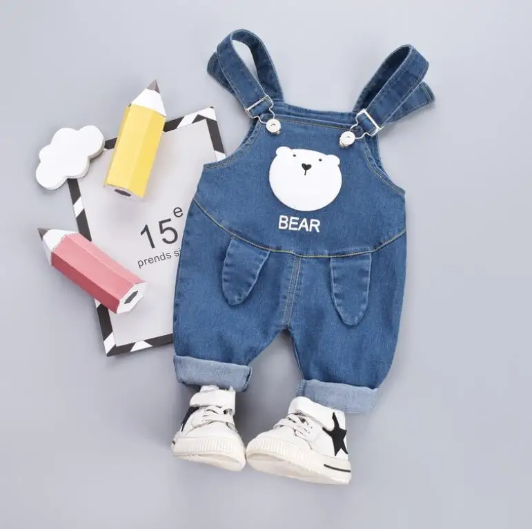 Осенняя детская одежда джинсы для мальчиков маленьких больших детей джинсовые