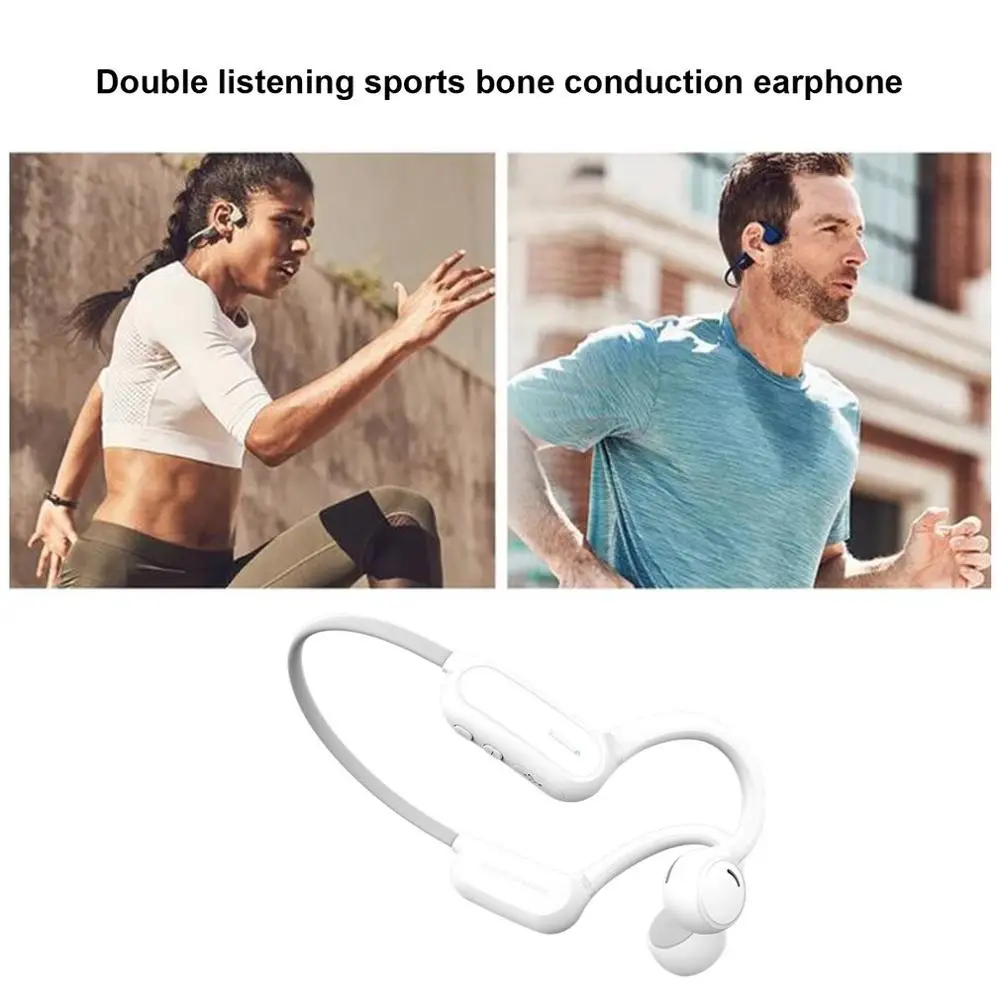 Двойная прослушивающая Спортивная беспроводная гарнитура открытая Аудио