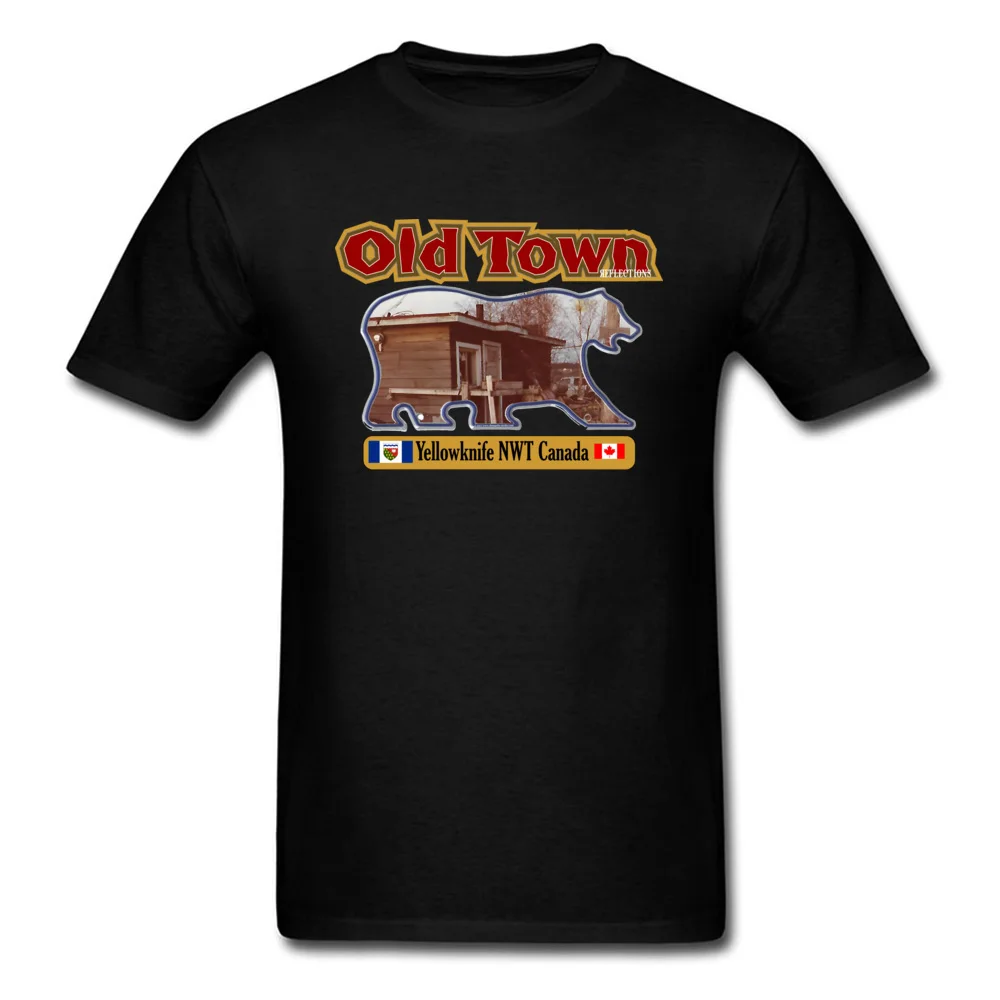 

Old Town Yellowknife NWT Canada Newest Casual T Shirt Round Neck Daily Tops Tees Clothing