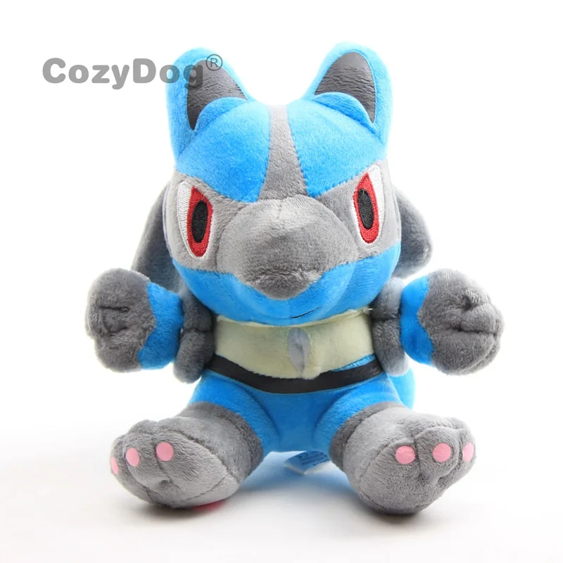 16 см Lucario плюшевые игрушки мягкие Peluche куклы японское аниме PIKACHU Charmander Gengar Vulpix Eevee серии куклы Детские подарок