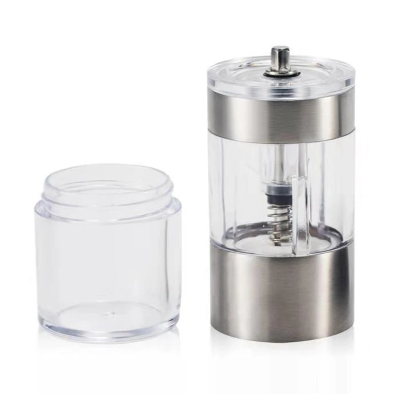 Мини ручная керамическая кофемолка из нержавеющей стали регулируемая кофейная