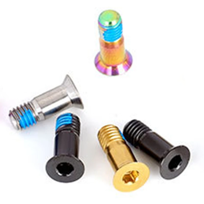 

2Pcs M5X14.2 Bicycle Guide Wheel Hollow Titanium Alloy Fixed Screws