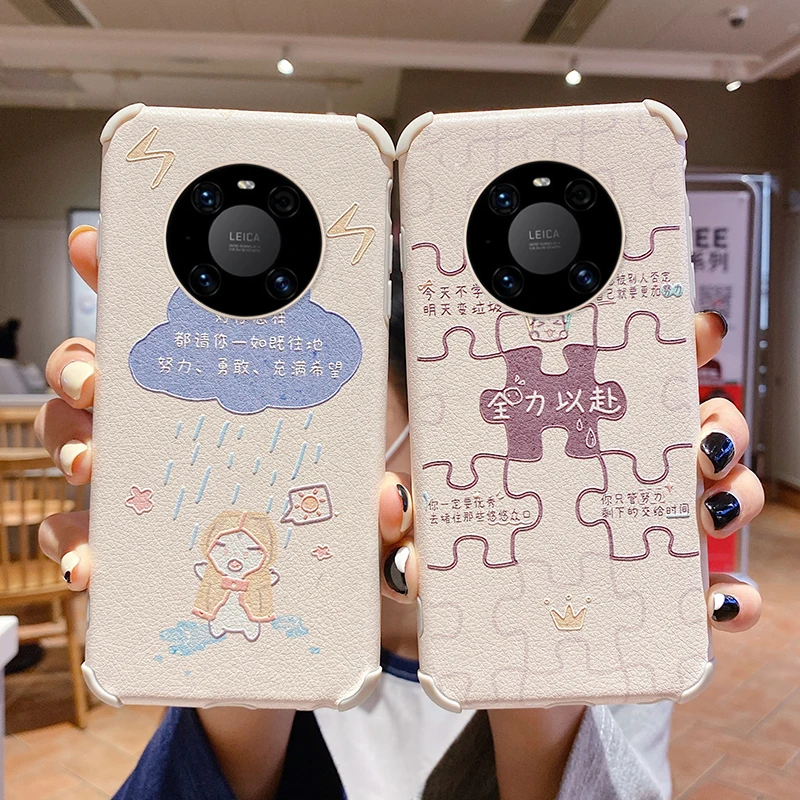 

Luxury Real Dried Flower Phone Case For Huawei P40 Pro P30 P20 Lite Honor 30 20 Mate 20 30 Pro Nova 4 5 6 7SE Clear Floral Cover