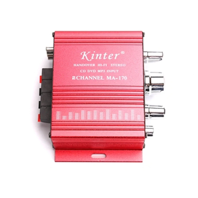 Kinter MA-170 Red12V мини Hi-Fi стерео аудио усилитель с 5A источником питания | Электроника