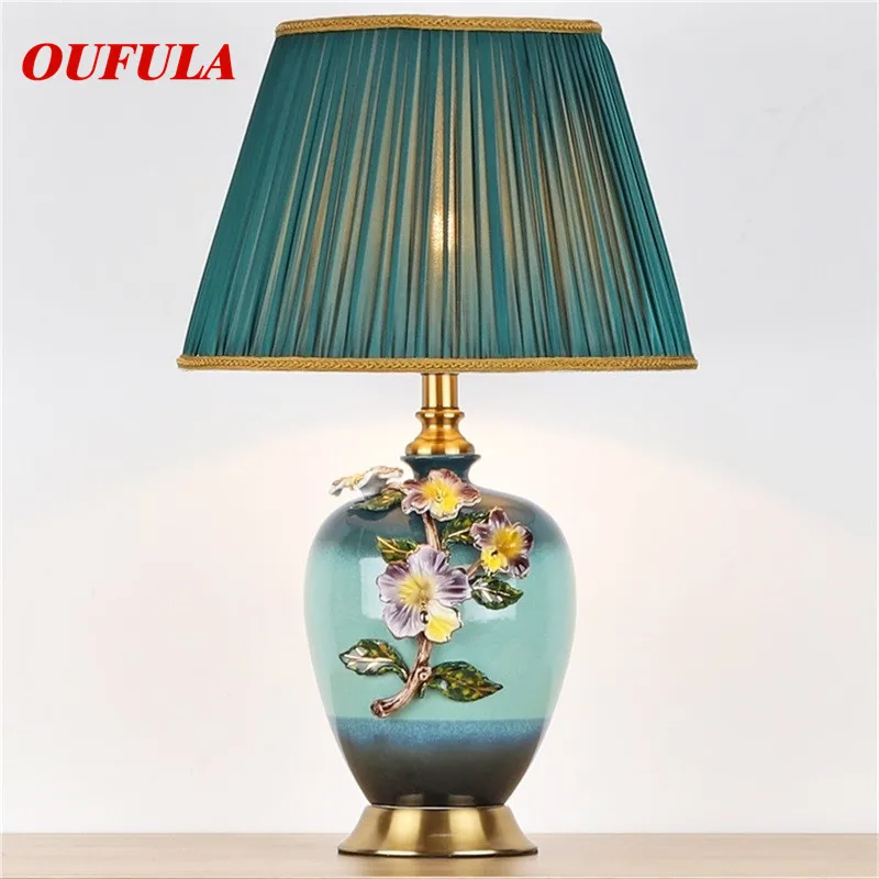 

FAIRY Ceramic Table Lamps Desk Luxury Modern Contemporary Fabric for Foyer Living Room Office Creative Bed Room Hotel