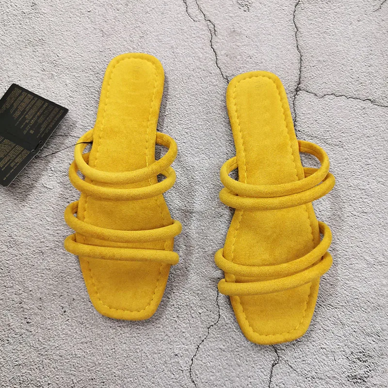 Женские шлепанцы летние открытые в римском стиле на плоской подошве лидер продаж