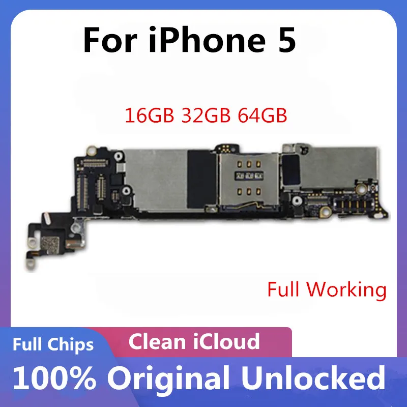 Фабрика разблокирован для iPhone 4 4S 5 5C 5S 6 6P 7 7P 8 8P материнская плата системы IOS