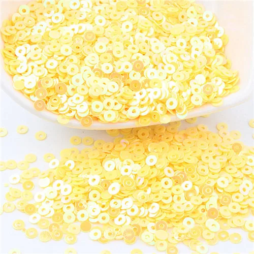 ab yellow Мини блестки 3 мм, плоские круглые ПВХ свободные блестки разноцветные Блестки для крафтовые украшения на свадьбу одежды платье DIY аксессуар 20 г - Цвет: ab yellow