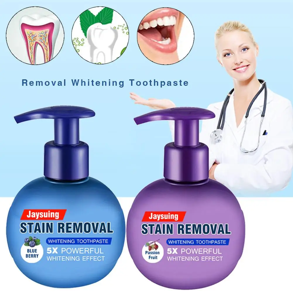 

Strengthening Stain Removal Gel Toothpaste Whitening Toothpaste Fight Bleeding Gums White Toothpaste Fresh Breath Oral Care