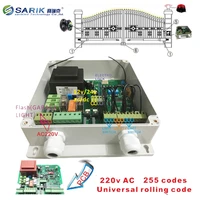 smart home automation system 220v rolling code swing gate controller 433mhz wireless switch controller