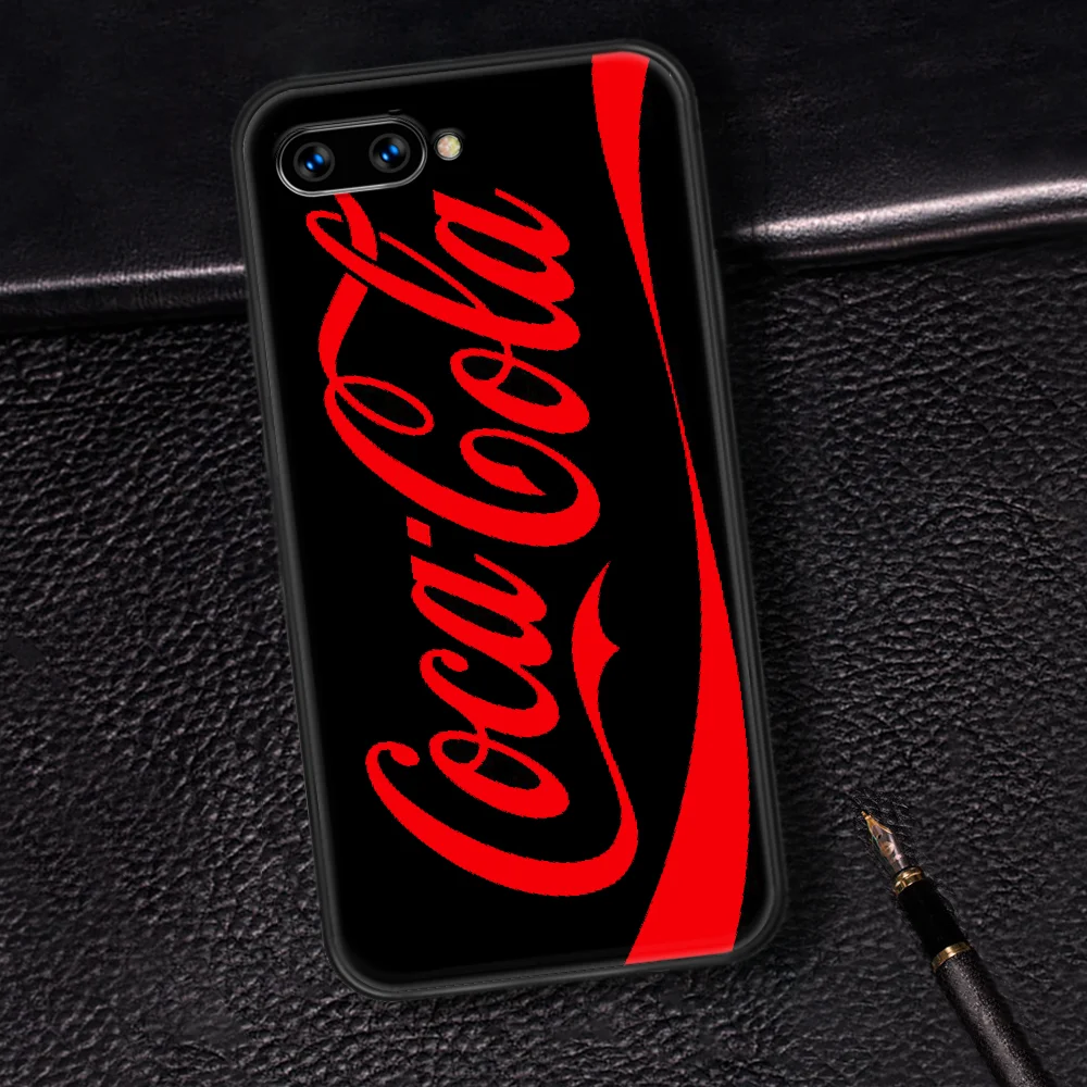 

Coca Coke Phone Case Cover Hull For HUAWEI Honor 6A 7A 7C 8 8A 8S 8x 9 9x 10 10i 20 Lite Pro black Waterproof Tpu Cover Soft