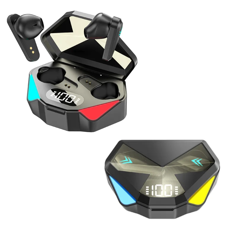 

X15S Gaming Earphone Bluetooth 5.0 ANC Headphones Game Mode Fone Bluetooth Original TWS Earbuds Gamer Headset for Cell Phone