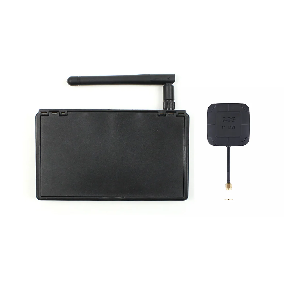 

5.8G 48CH 4.3 Inch FPV Monitor With 14DBI High Gain Flat Panel FPV Antenna RP-SMA for FPV Racing Drone Quadcopter