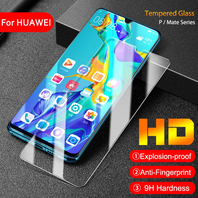 9H закаленное стекло для huawei P30 P20 P10 Pro Plus Защитное экрана mate 10 20 пленочное