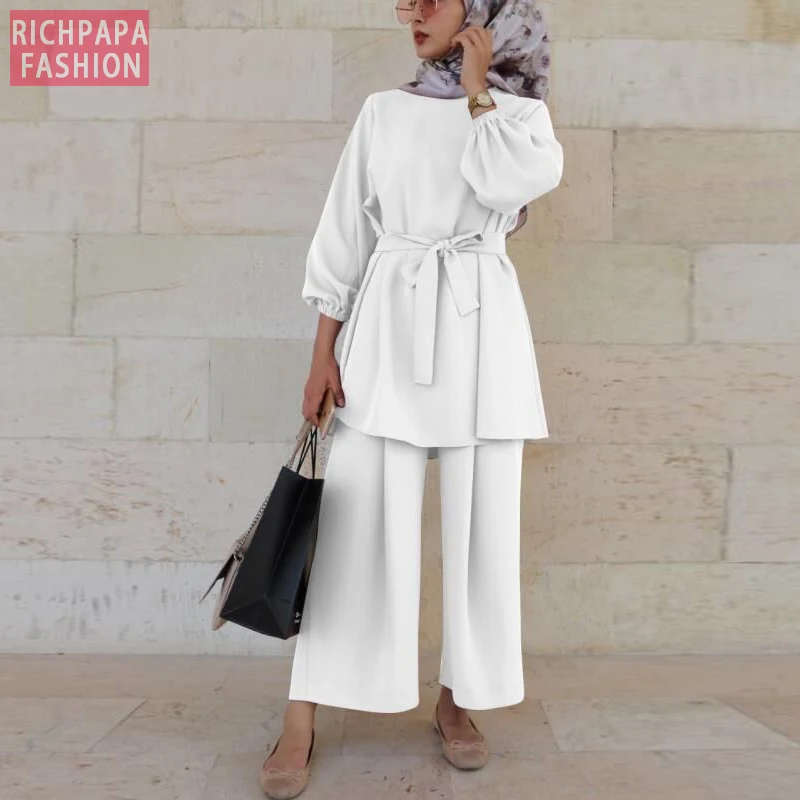 Eid Mubarek женская одежда из двух частей турецкий хиджаб платье Caftan caftans