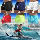 Мужская летняя одежда для плавания, брендовые шорты, пляжная одежда, пикантные плавки, Мужской купальный костюм с низкой талией, дышащая пляжная одежда для серфинга, 2021