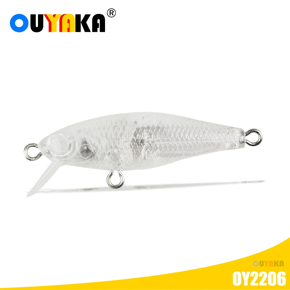 

Fishing Accessories Lure Minnow Isca Artificial 2g 45mm Blank Unpainted Lures DIY Sinking Peche A La Carpe Fish Angeln Equipment