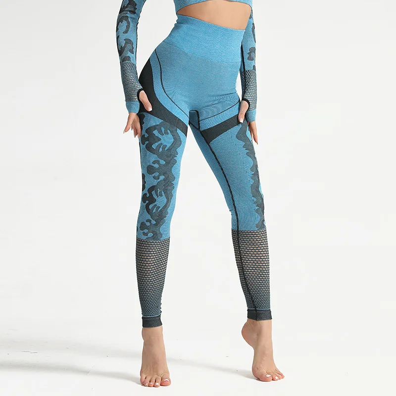 

Camo Yoga Pants Fitness Leggings Woman for Women Sports Gym Sport Legging High Waist Anti Cellulite Seamless With Butt Lifting
