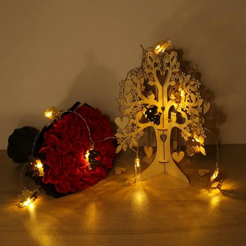 10 светодиодный лист ананаса шар гирлянда Рождественская Свадебная вечеринка