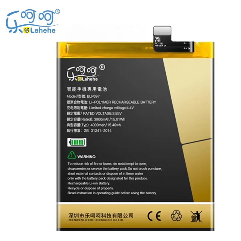 

New Original LEHEHE BLP697 Battery for OPPO F11Pro 4000mAh Smartphone Replacement Batteries with Tools Gifts