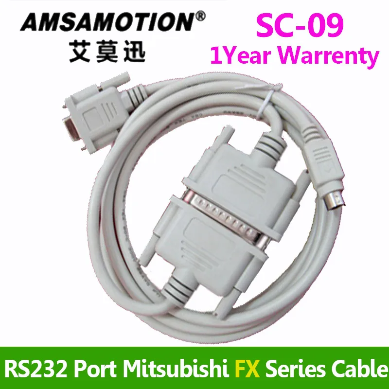 

SC-09 PLC Programming Cable USB-SC09 Download FX A Serials PLC Cable For Mitsubishi FX0 FX0S FX1S FX0N FX1N FX2N A