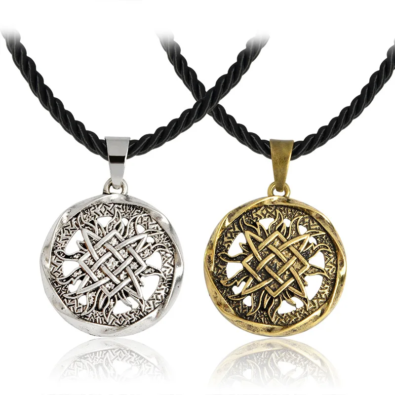 Сварог площади Подвеска славянский оберег символ ювелирные изделия звезда Руси