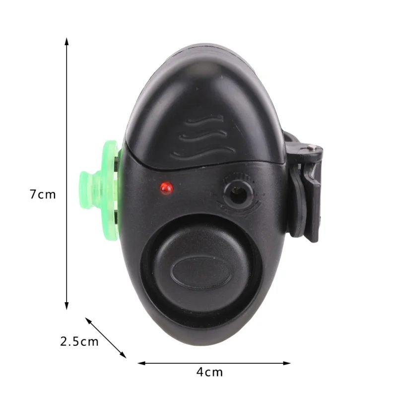 Светодиодный сигнализатор поклевки регулируемый электронный зуммер звуковой