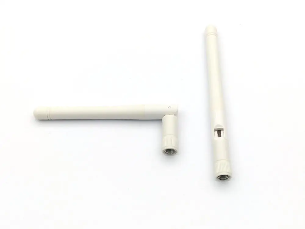 Антенна Wi-Fi белая для коннектора беспроводного маршрутизатора 2 шт. 4 ГГц 3dBi RP SMA Omni