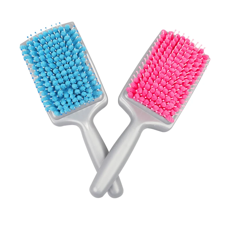 

Water Fast Drying Hair Towel Comb Air Cushion Massage Anti-static Brush Blue/Pink