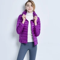 autumn winter women coats jackets light thin style 2019 new fashion female slim hooded coats warm duck down filler with bag