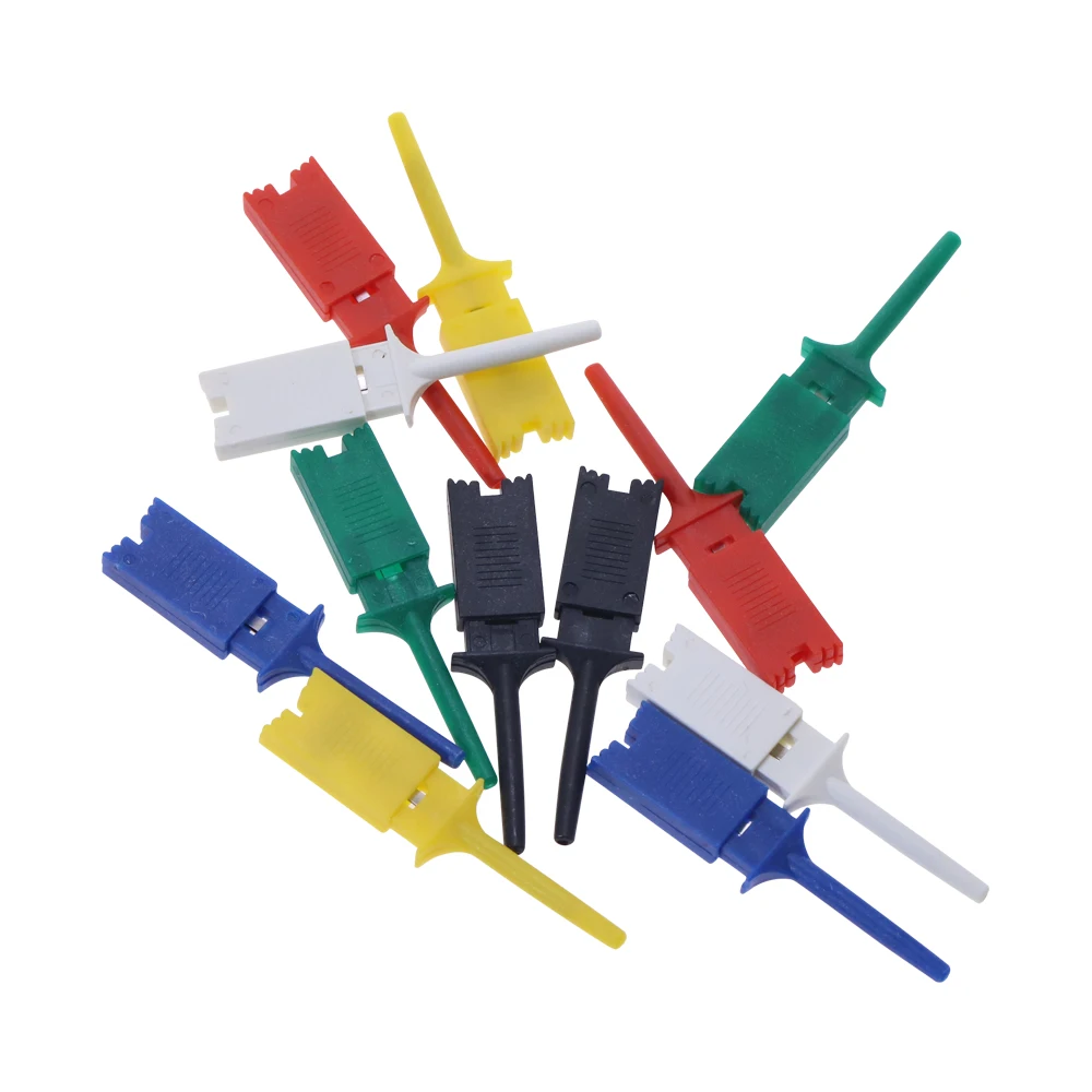 12X SMD IC 6 цветов тестовый крюк зажим захват зонд | Инструменты