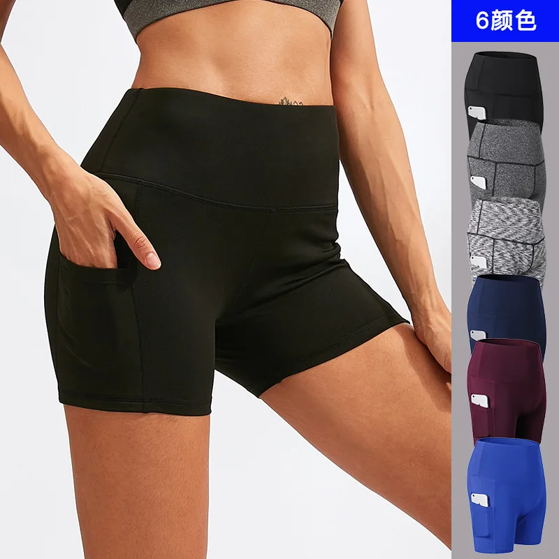 

Women Sport Shorts Elastic High Waist quickly dry Legging Sweatpant Running Jogger Fitness Gym Workout Yoga Short Sportswear