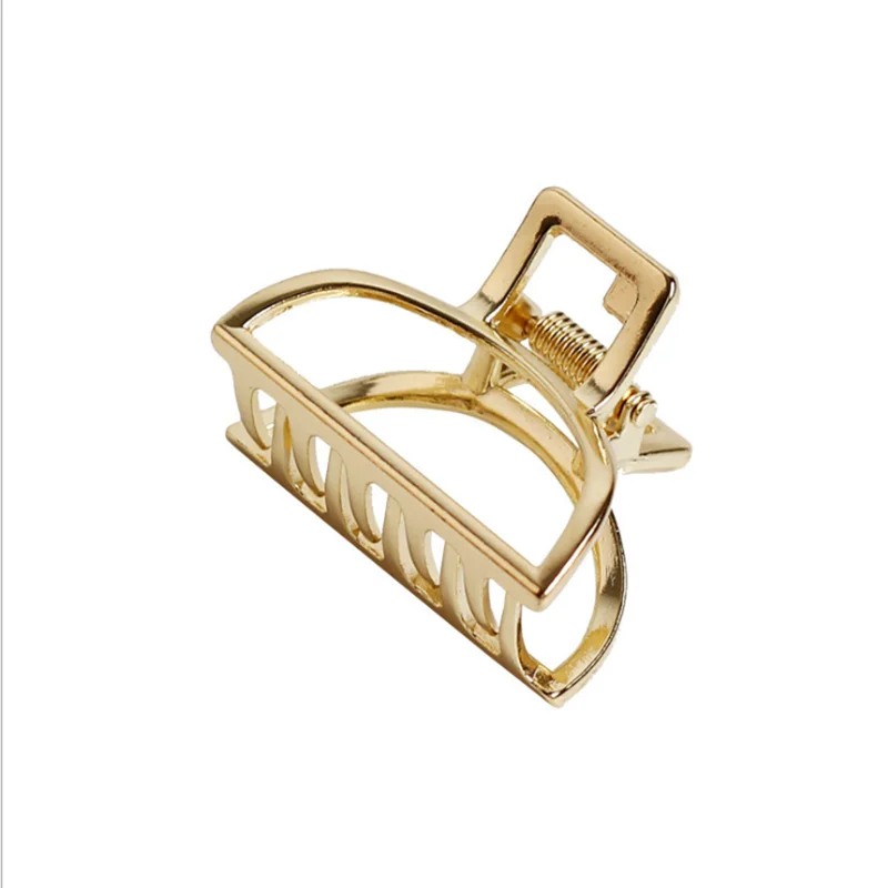 Геометрические зажимы для волос женщин и девочек зажим в форме краба Луны