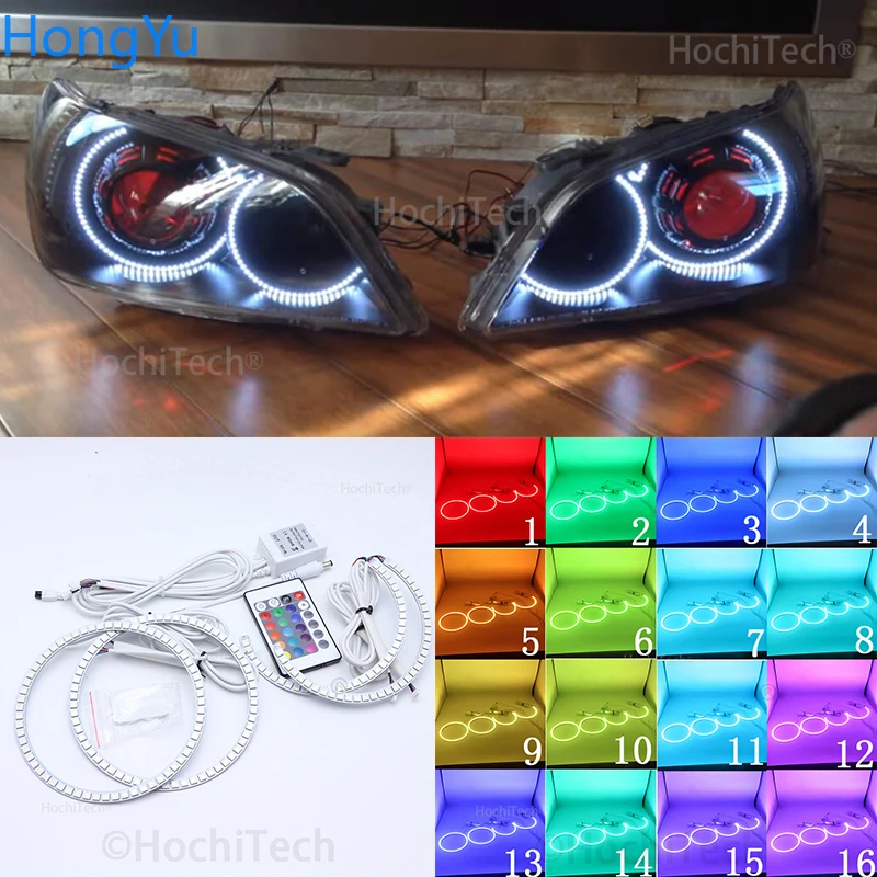 Для LEXUS IS200 IS300 1998-2005 фара ангельский глаз светодиодный ное Кольцо RGB многоцветные