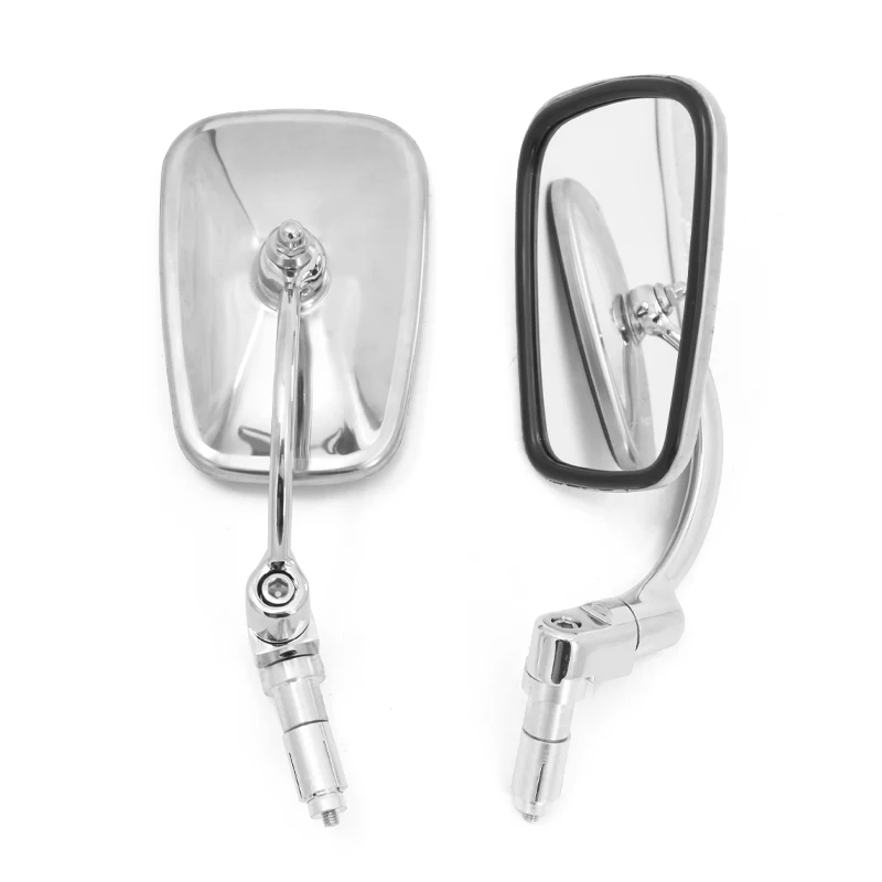 Универсальный Cafe Racer Винтаж Аксессуары для мотоциклов Нержавеющая сталь зеркало