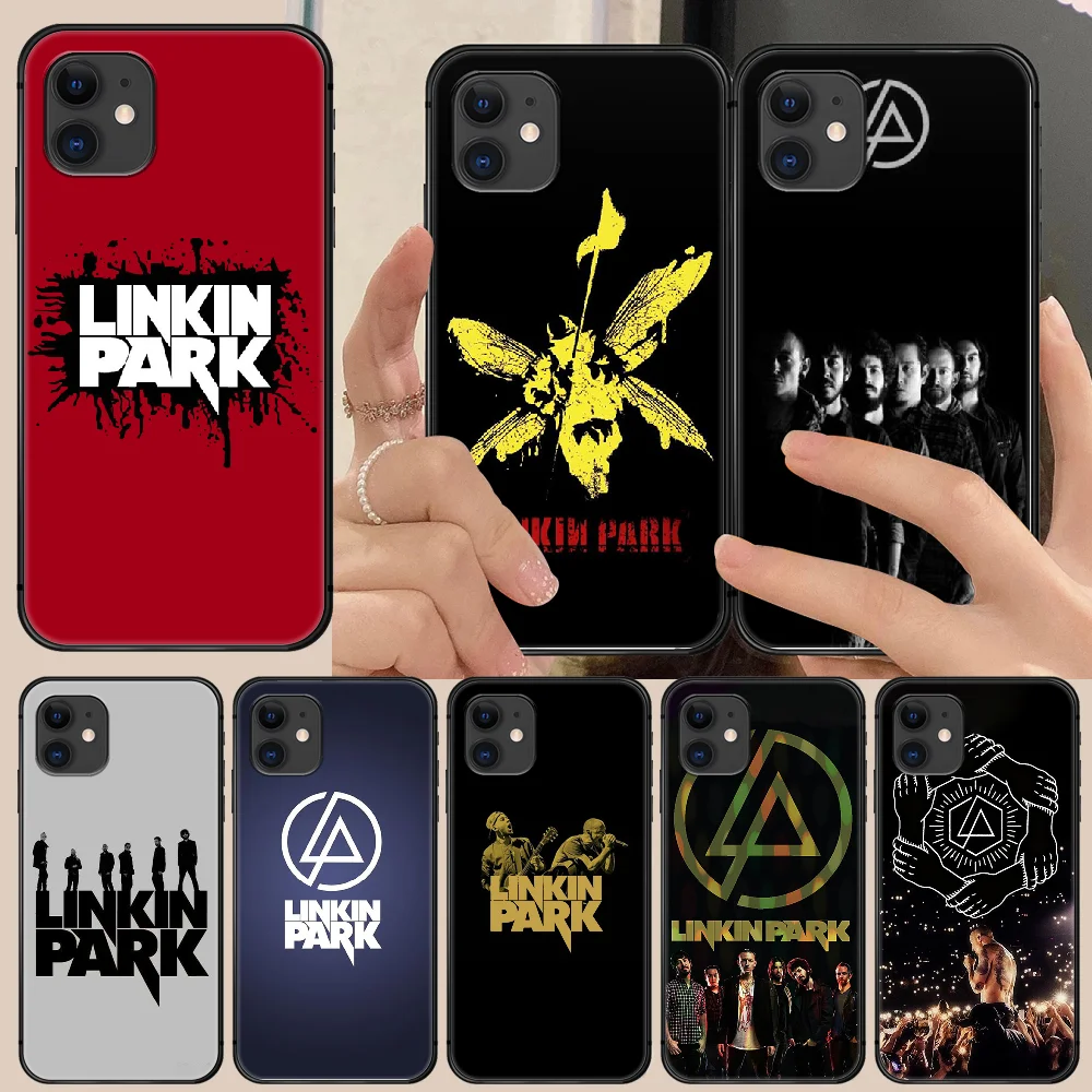 

linkin Rock and park Phone Case Cover Hull For iphone 5 5s se 2 6 6s 7 8 11 12 mini plus X XS XR PRO MAX black bumper luxury