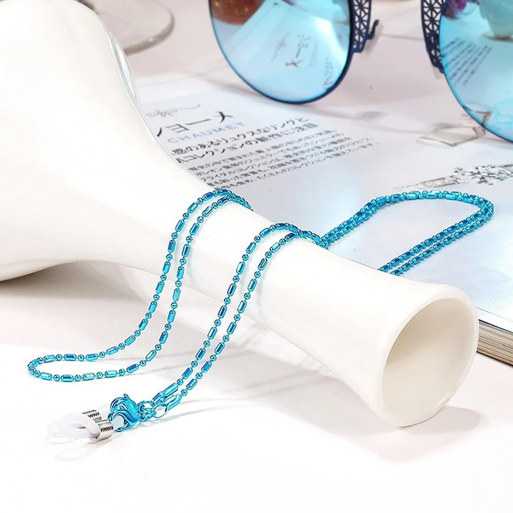 

2021 Fashion Sunglasses Mask Necklace Non-slip Reading Glasses Chain Lanyard Retro Art Glasses Chain New Jewelry for Women