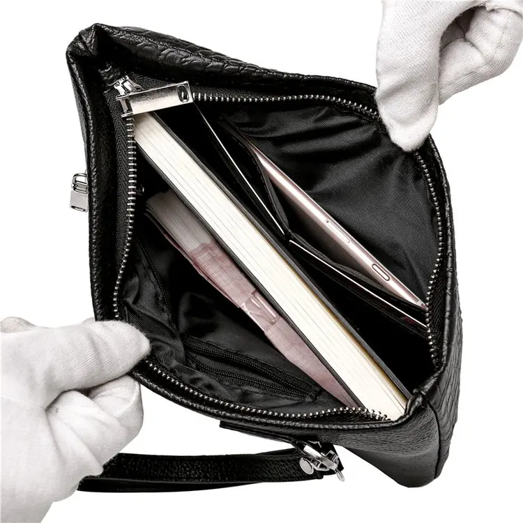 Мужская кожаная сумка-конверт кошелек мужская сумка для мобильного телефона