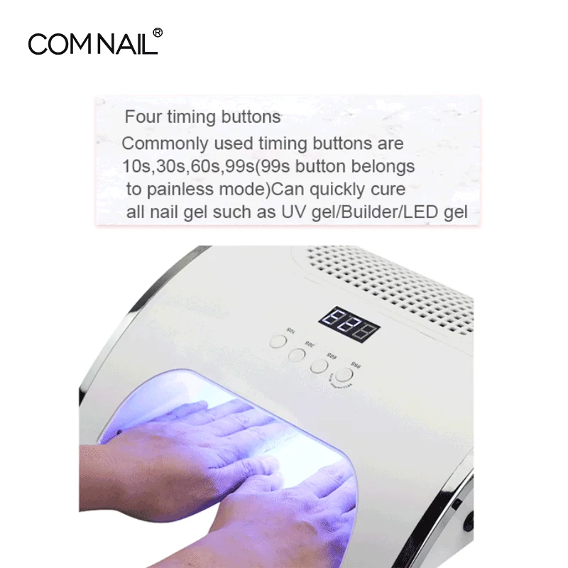 Адаптер 2-в-1 для ногтей машина Сборника Пыли &amp светодиодный леча светильник