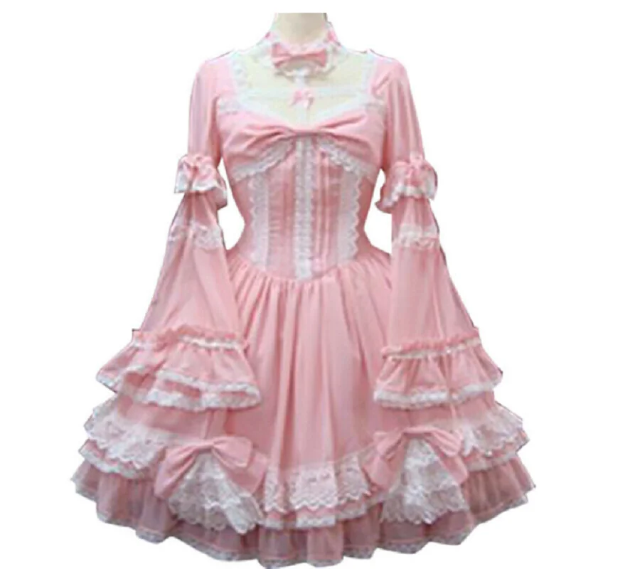 

Custom PINK BOW BELT DRESS Sissy Festive CD / TV Embroidery