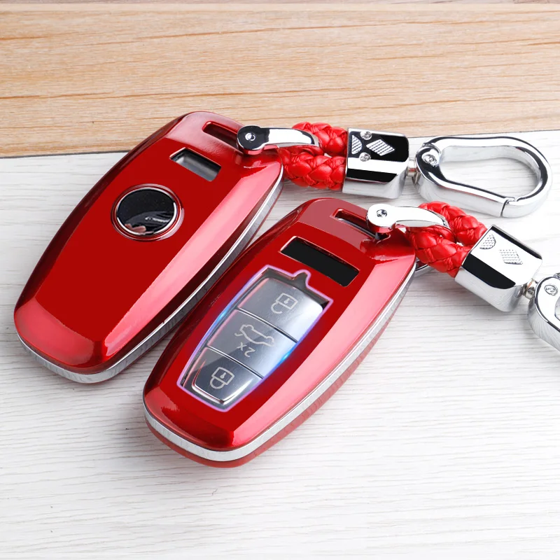 

Чехол для ключей автомобиля, чехол для ключей для Audi a1 a3 8v a4 b9 a5 a6 c8 q3 q5 q7 tt, аксессуары для ключей, Стайлинг автомобиля, Чехол-держатель