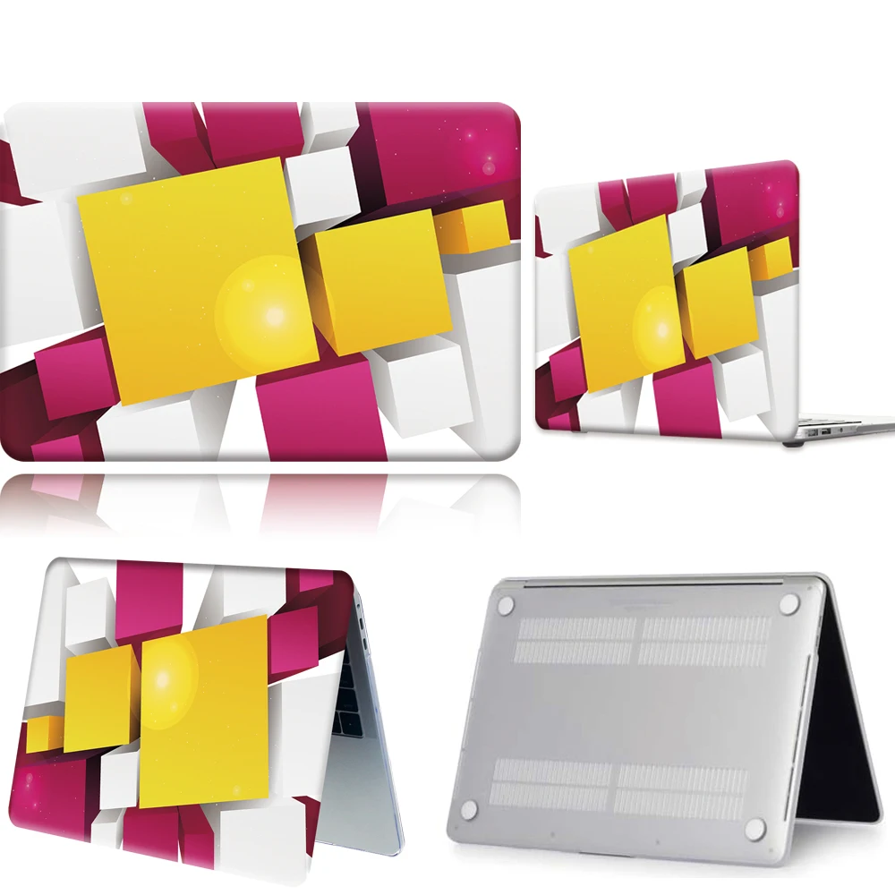 

Чехол из ПВХ для Apple Macbook 12/Pro 13 A2251 A2289/Pro 13 A2338, квадратный 3D-чехол для ноутбуков из искусственного золота, для Funda Air 13 A2337/Pro 15 16/Air 11
