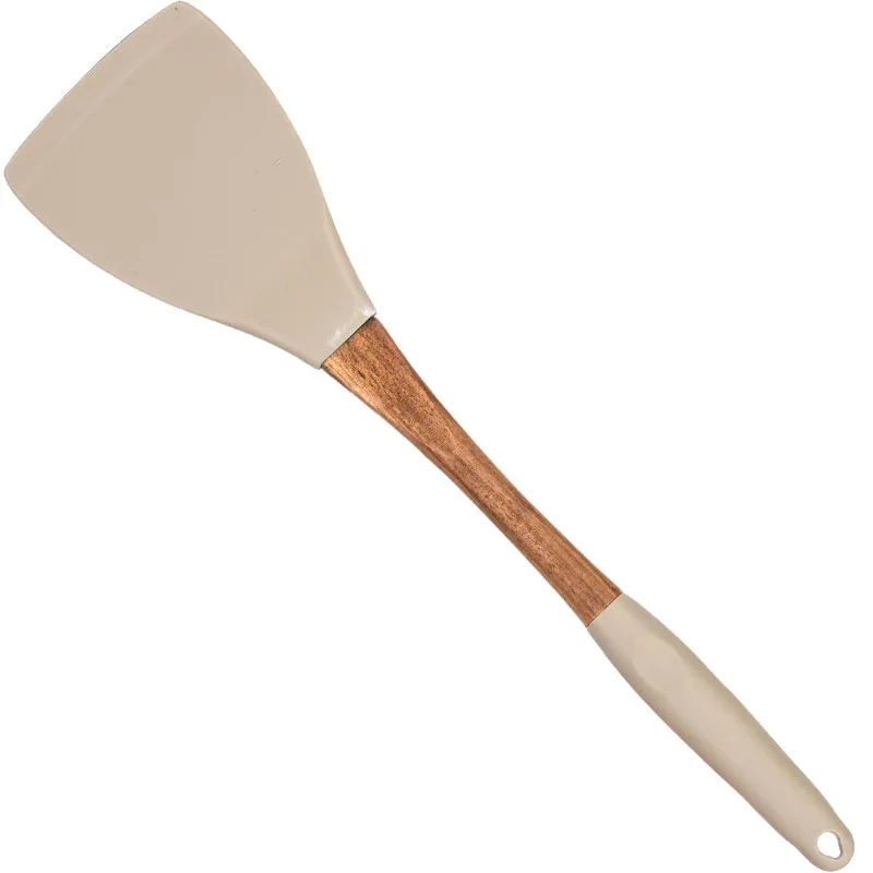 

Spatula Silicone Spatula Non-stick Cookware Special Kitchenware Set Household Wooden Handle Cooking Shovel Spoon Slotted Spoon