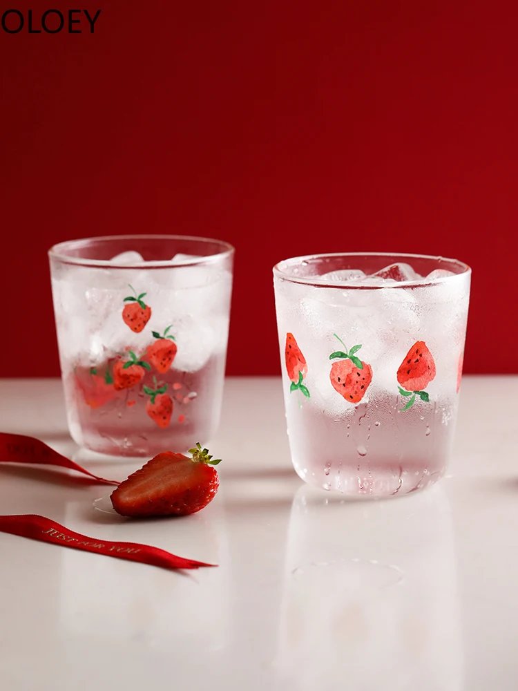 Милые чашки для кофе в виде клубники дорожные и кружки чая скандинавском стиле