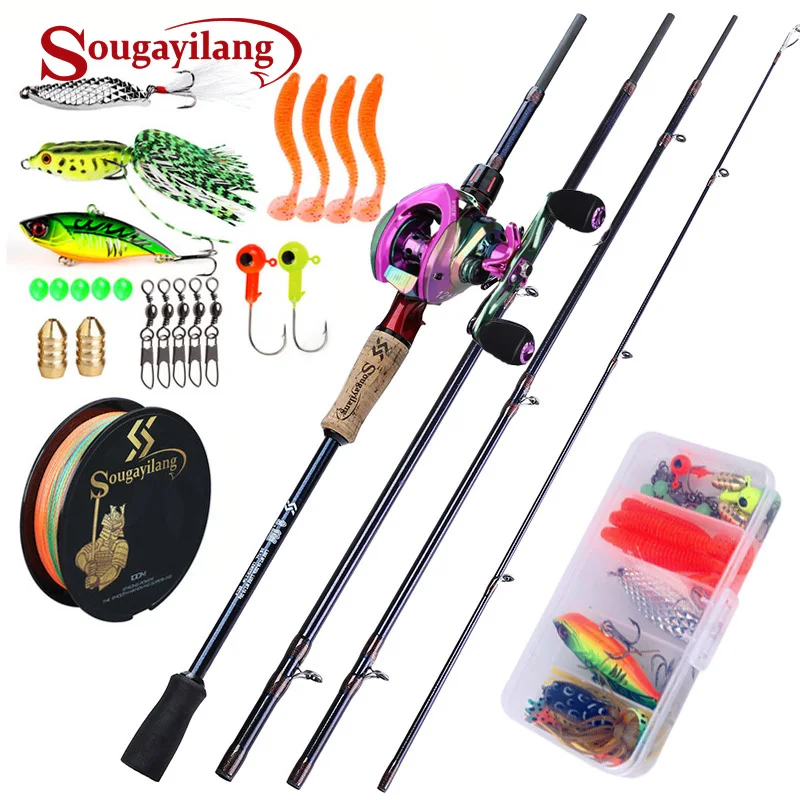 

Катушка рыболовная Sougayilang, 4 секции, 1,8-2,4 м, 12 + 1 шарикоподшипник