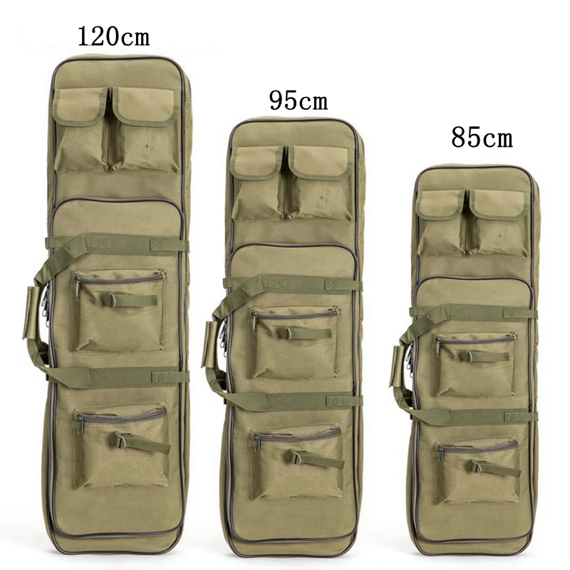 

Desert 85cm 95cm 120cm Tactical Hunting Backpack Dual Rifle Square Carry Bag with Shoulder Strap Gun Protection Case Backpack