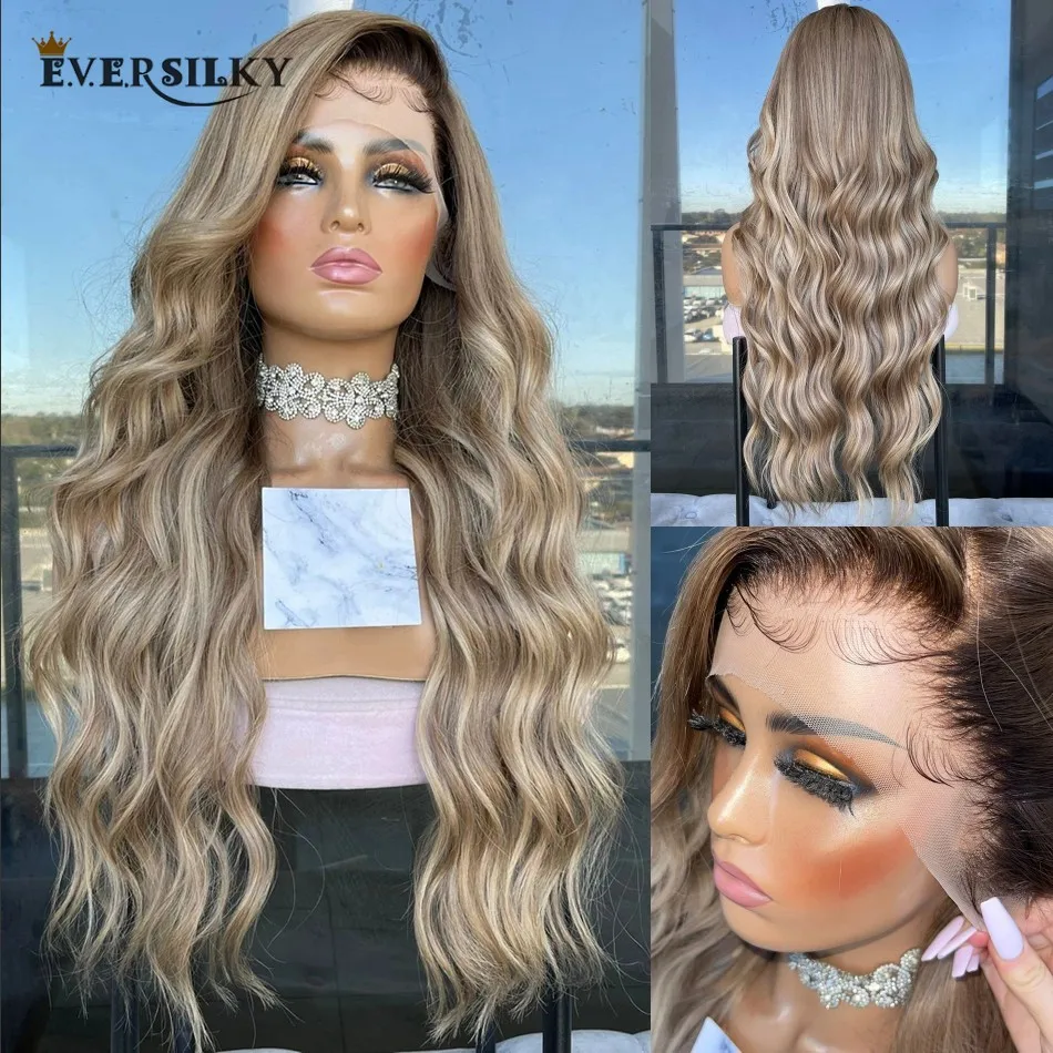 

Перуанские светлые, Платиновые, 100% человеческие волосы 13x4, прозрачные передние парики на сетке для женщин, 150 плотность, парики без поврежде...