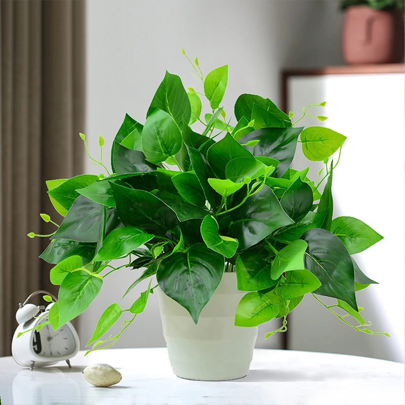 

Aqumotic Artificial Plants for Decoration Pot Fake Plant Greenery Home Accessories Living Room Garden Decoration Outdoor