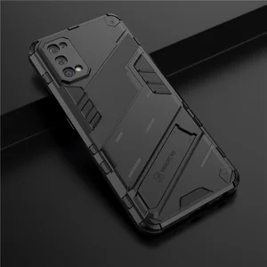 for oppo realme 7 pro case realme 7 pro cover shockproof tpu bumper table stand camera protect armor hard pc phone case realme 7 free global shipping