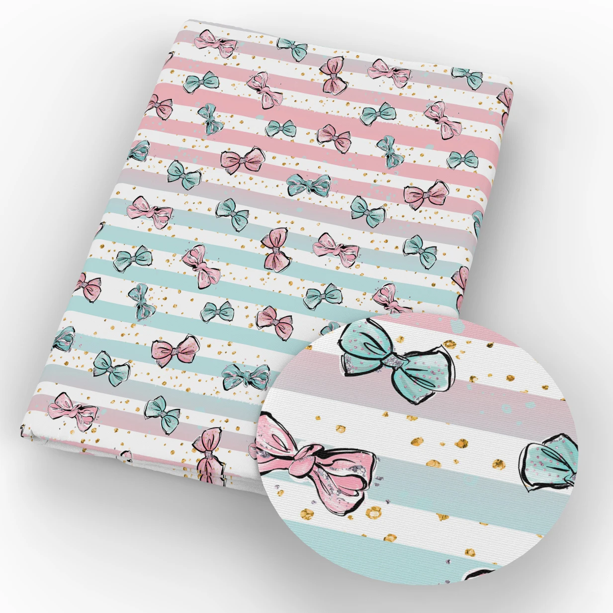 Аксессуары David 50*145 см горошек фруктовый дизайн 4 способа стрейч трикотажная ткань